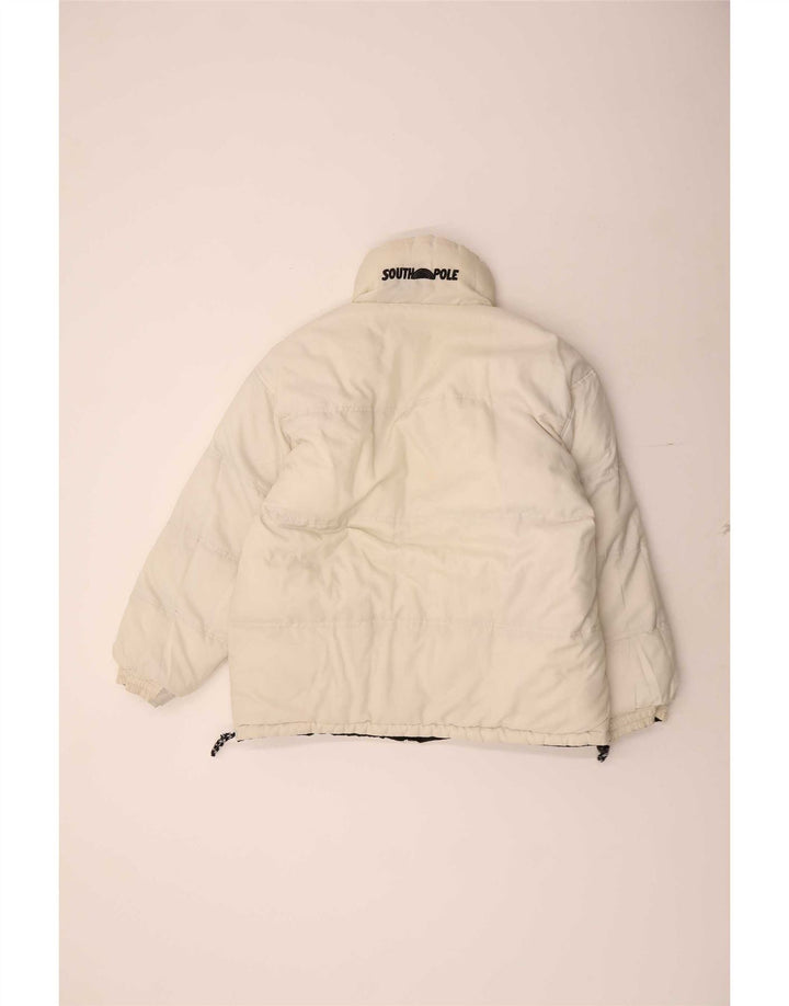 Ανδρικό γραφικό αναστρέψιμο μπουφάν Southpole UK 38 Medium Black Colourblock