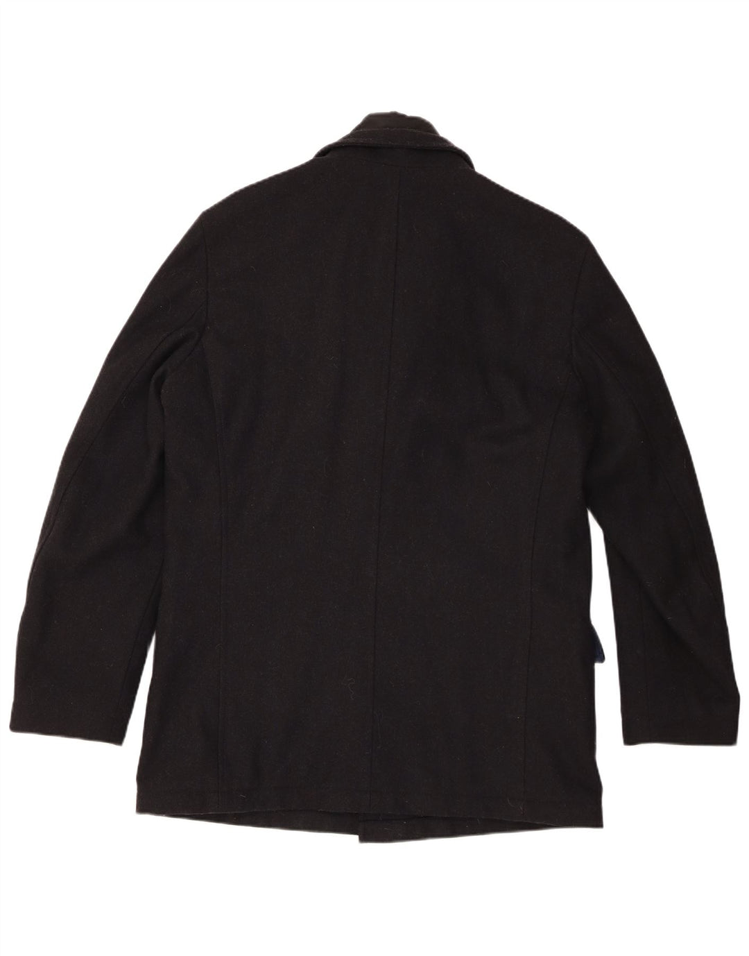 Pierre Cardin Ανδρικό παλτό αντιανεμικό IT 50 Large Navy Blue Wool