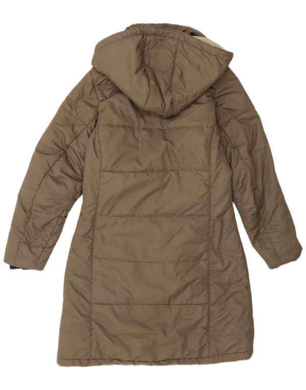 Jack Wolfskin Γυναικείο παλτό με κουκούλα UK 10 Small Khaki Polyester