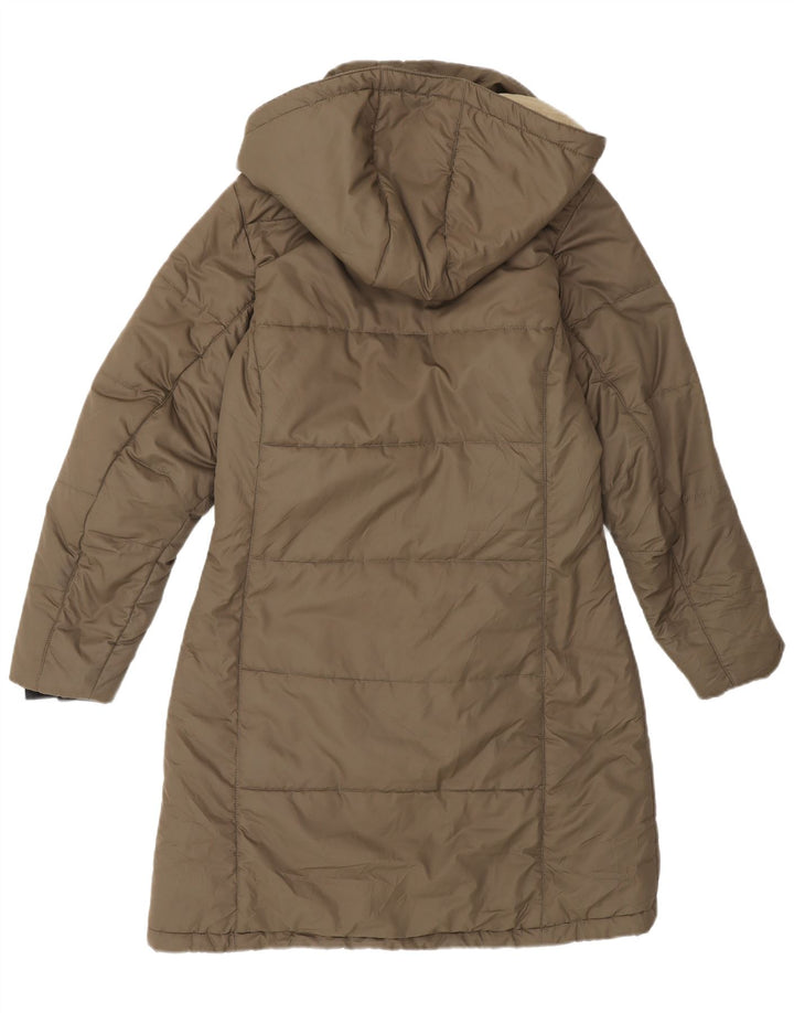 Jack Wolfskin Γυναικείο παλτό με κουκούλα UK 10 Small Khaki Polyester