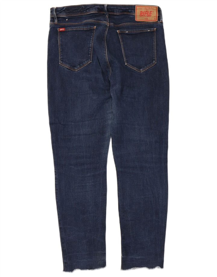 Rifle Γυναικείο Slim Jeans W32 L25 Μπλε Βαμβακερό