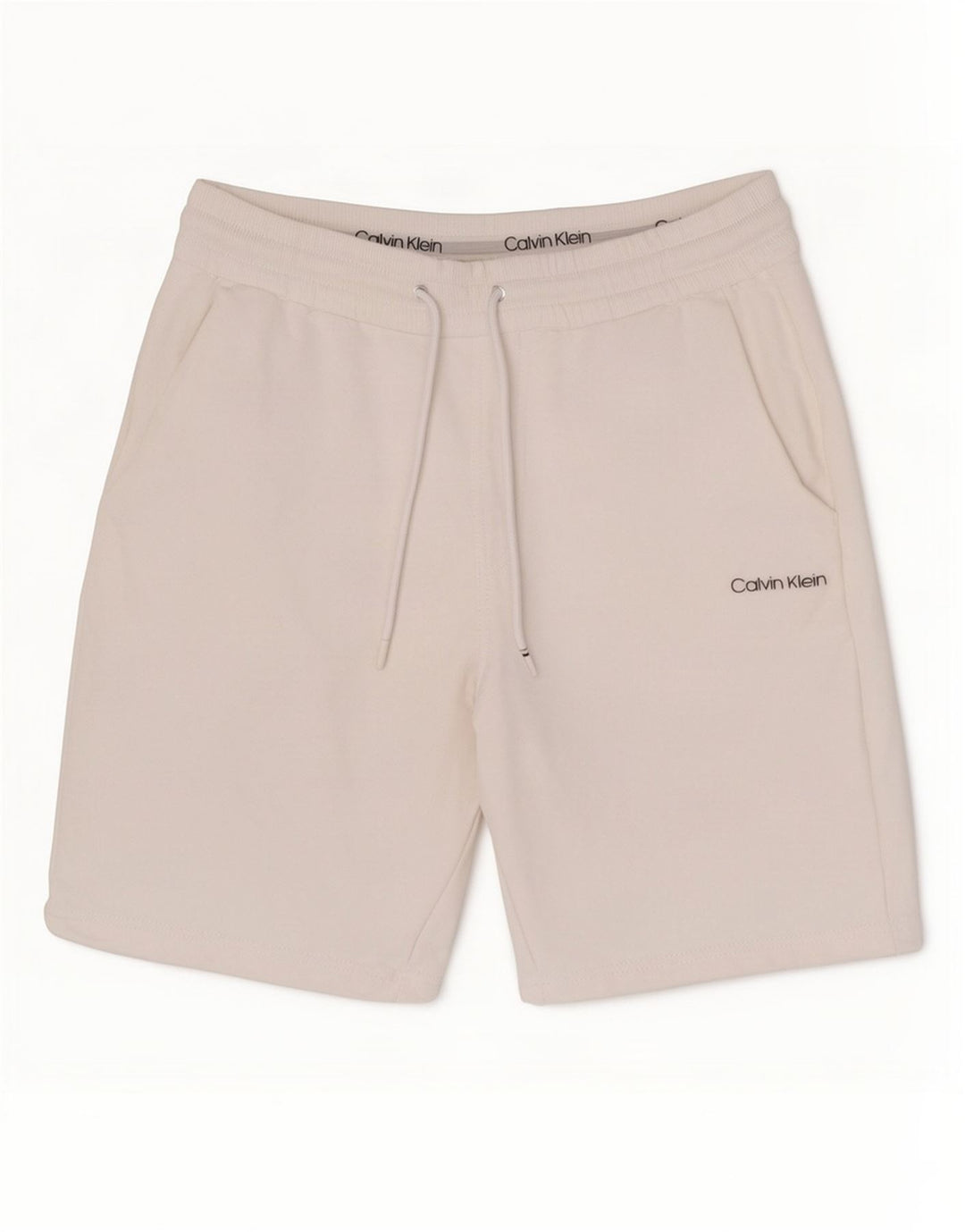 Ανδρικό αθλητικό σορτς Calvin Klein μεγάλο λευκό βαμβακερό