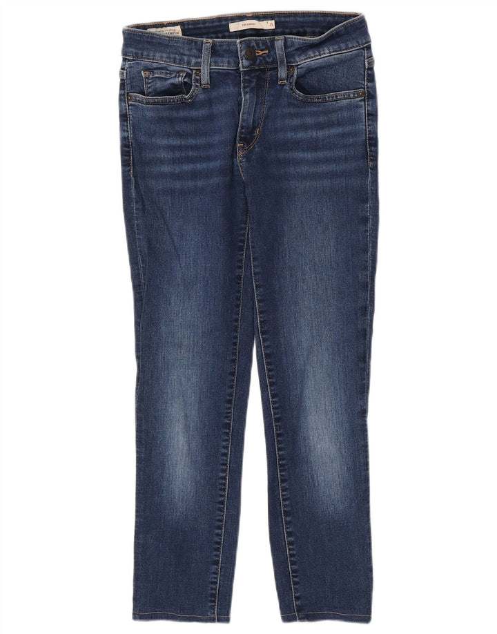 LEVI'S Γυναικείο 711 Skinny Jeans W25 L32 Μπλε βαμβακερό