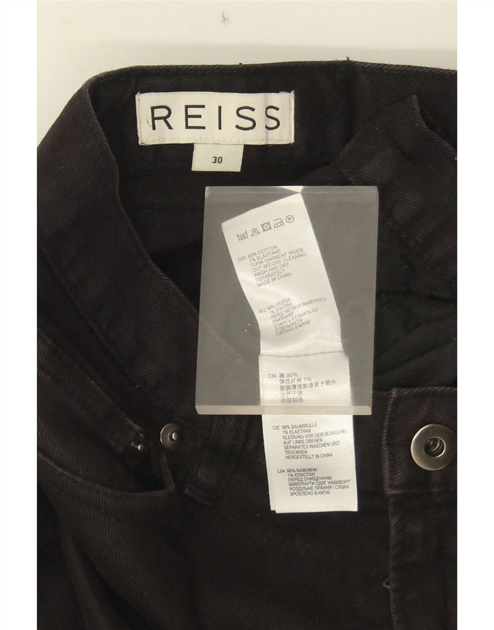 Γυναικείο Shacket Reiss Slim Jeans W30 L33 Μαύρο βαμβακερό