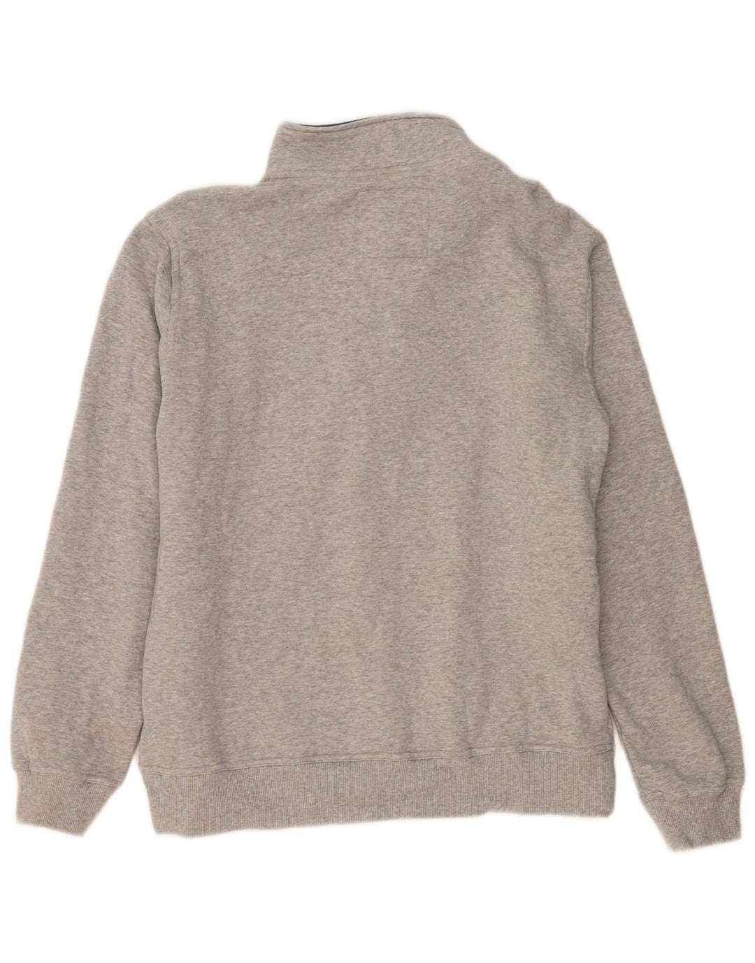 CREW CLOTHING Ανδρικό φούτερ με φερμουάρ Jumper XL Γκρι βαμβακερό