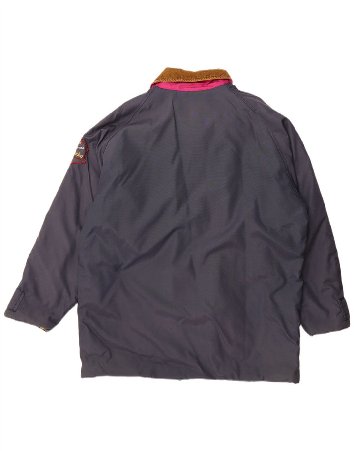 Ανδρικό μπουφάν Carrera Windbreaker UK 42 XL Navy Blue Colorblock Πολυαμίδιο