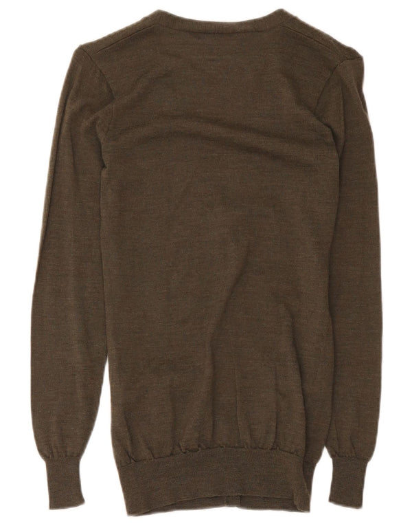 Γυναικεία ζακέτα Ralph Lauren UK 4 XS Πράσινο μαλλί μερινό