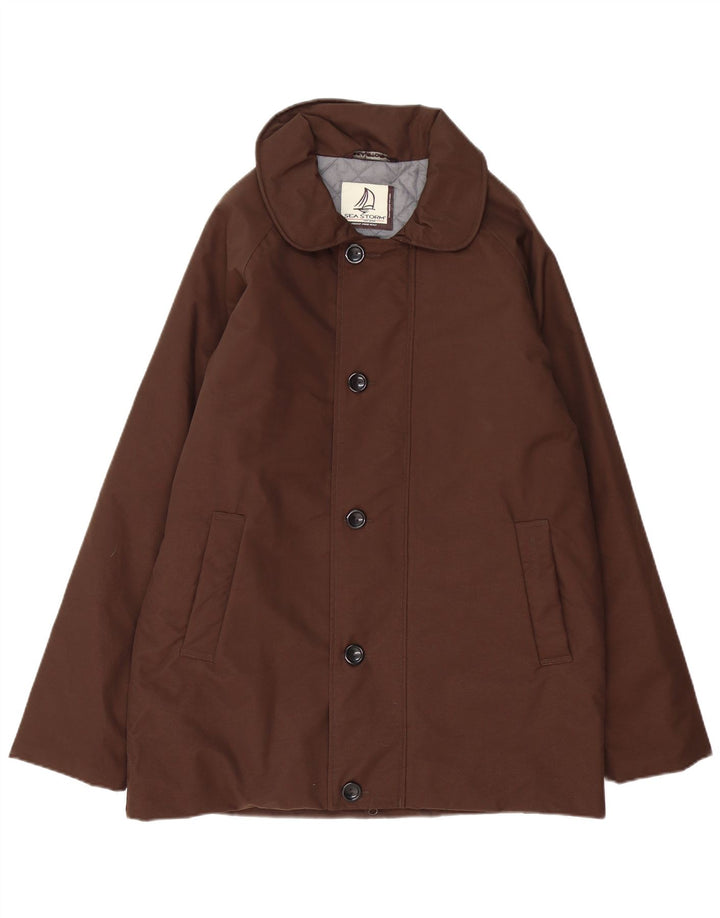 Ανδρικό μπουφάν Sea Storm Windbreaker UK 40 Large Brown Nylon
