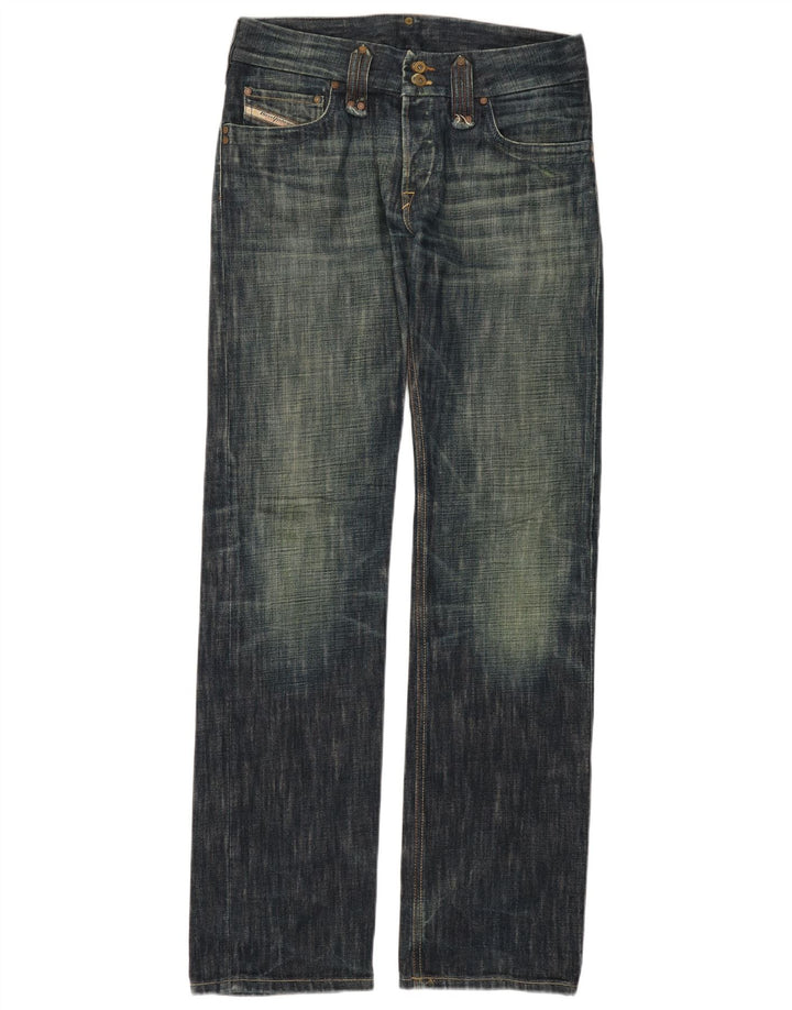 DIESEL Γυναικείο ίσιο τζιν W30 L34 Navy Blue Cotton