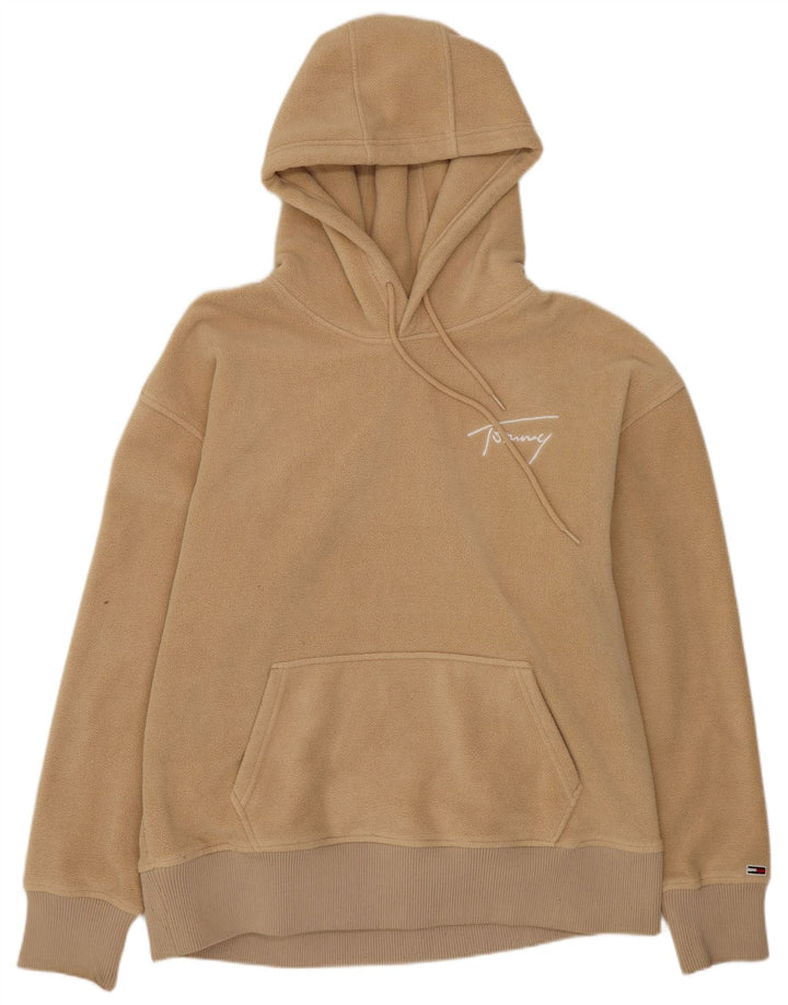 Tommy Hilfiger Ανδρική κουκούλα Fleece Jumper Medium Beige Πολυεστέρας