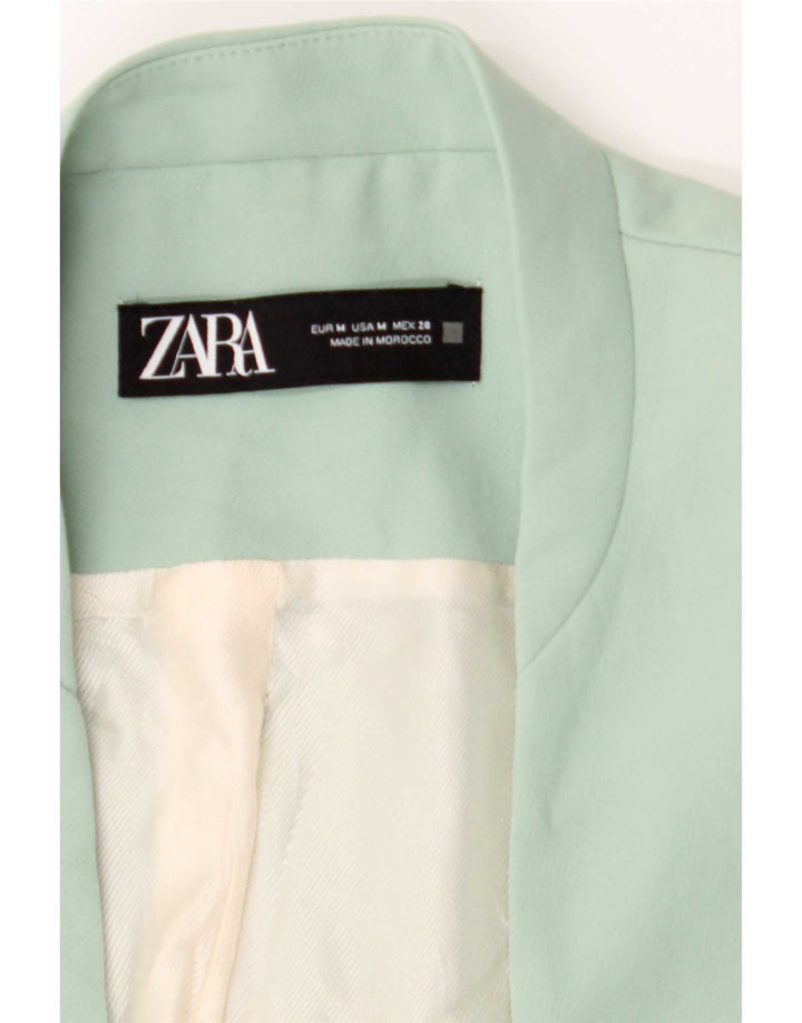 Zara Γυναικείο Σακάκι Μπλέιζερ UK 14 Μεσαίο Πράσινο Πολυεστέρας
