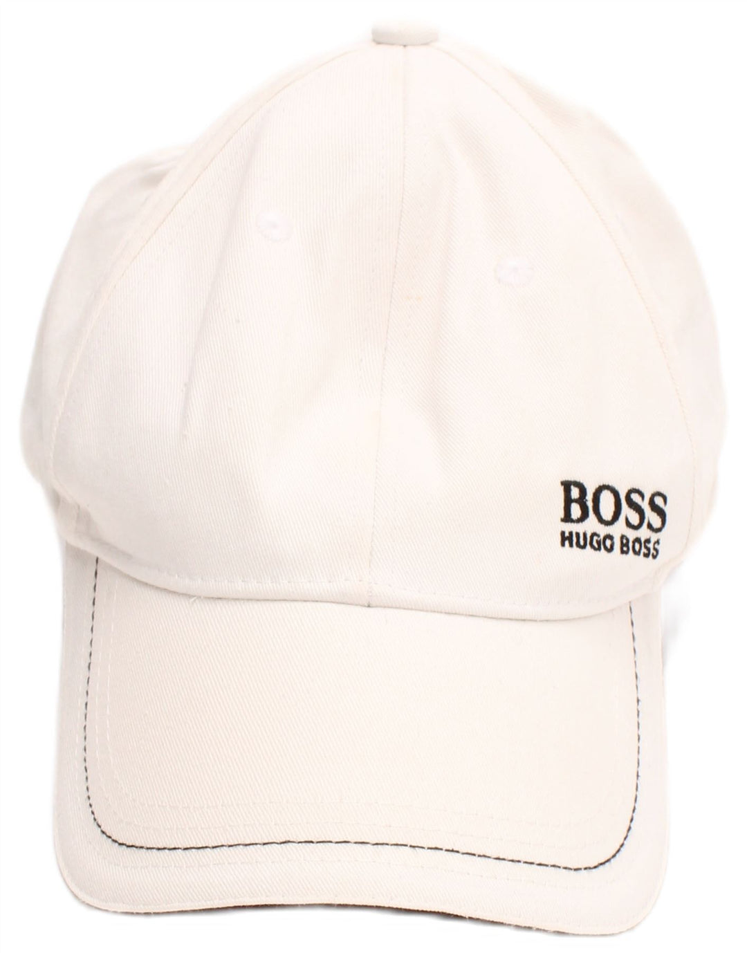 Hugo Boss Mens γραφικό καπέλο μπέιζμπολ ένα μέγεθος λευκό βαμβάκι