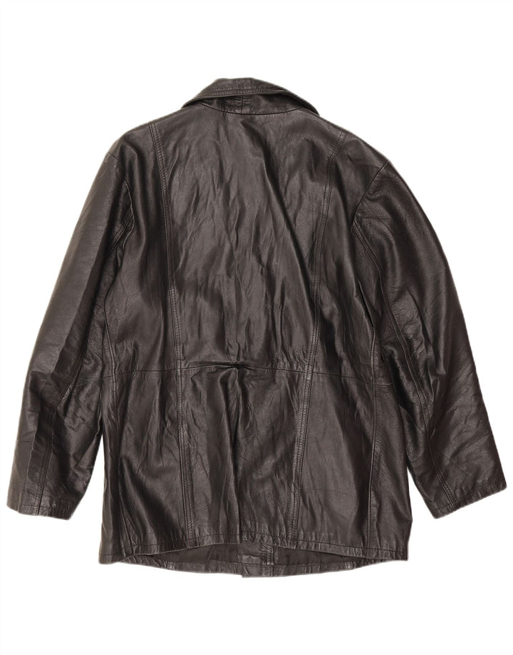 Legendary Jacket 1957 Womens Leather Jacket IT 46 Large Black Leather