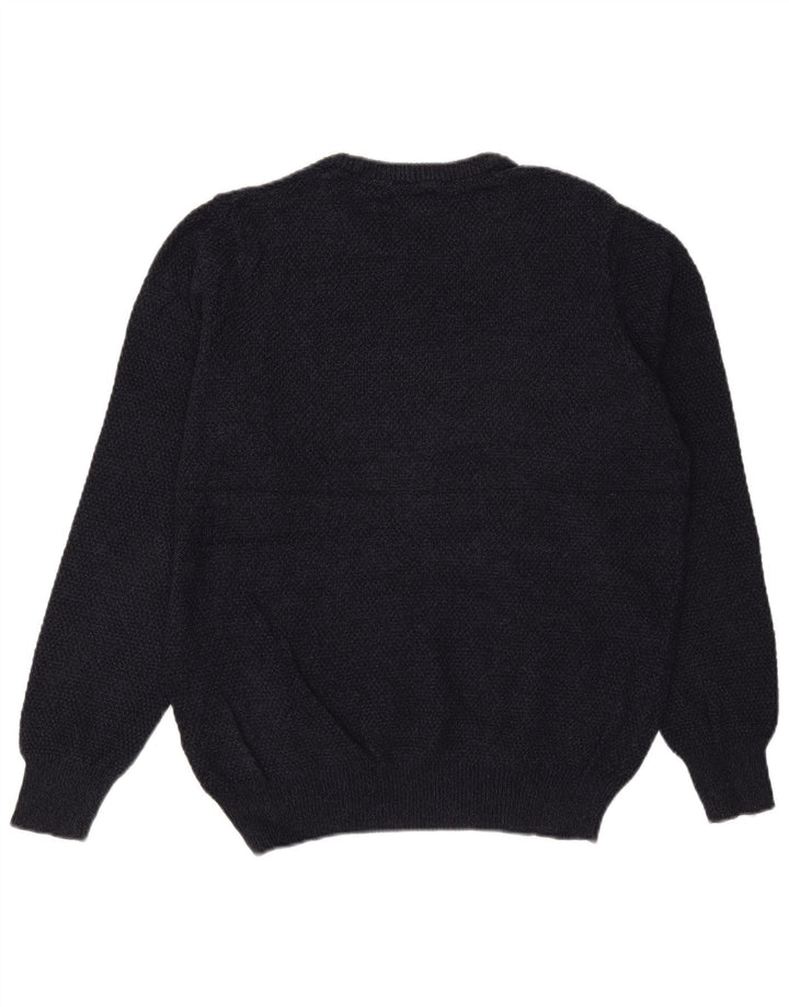 Ανδρικό πουλόβερ Marks & Spencer Tailored Fit Crew Neck Jumper Medium Navy Blue