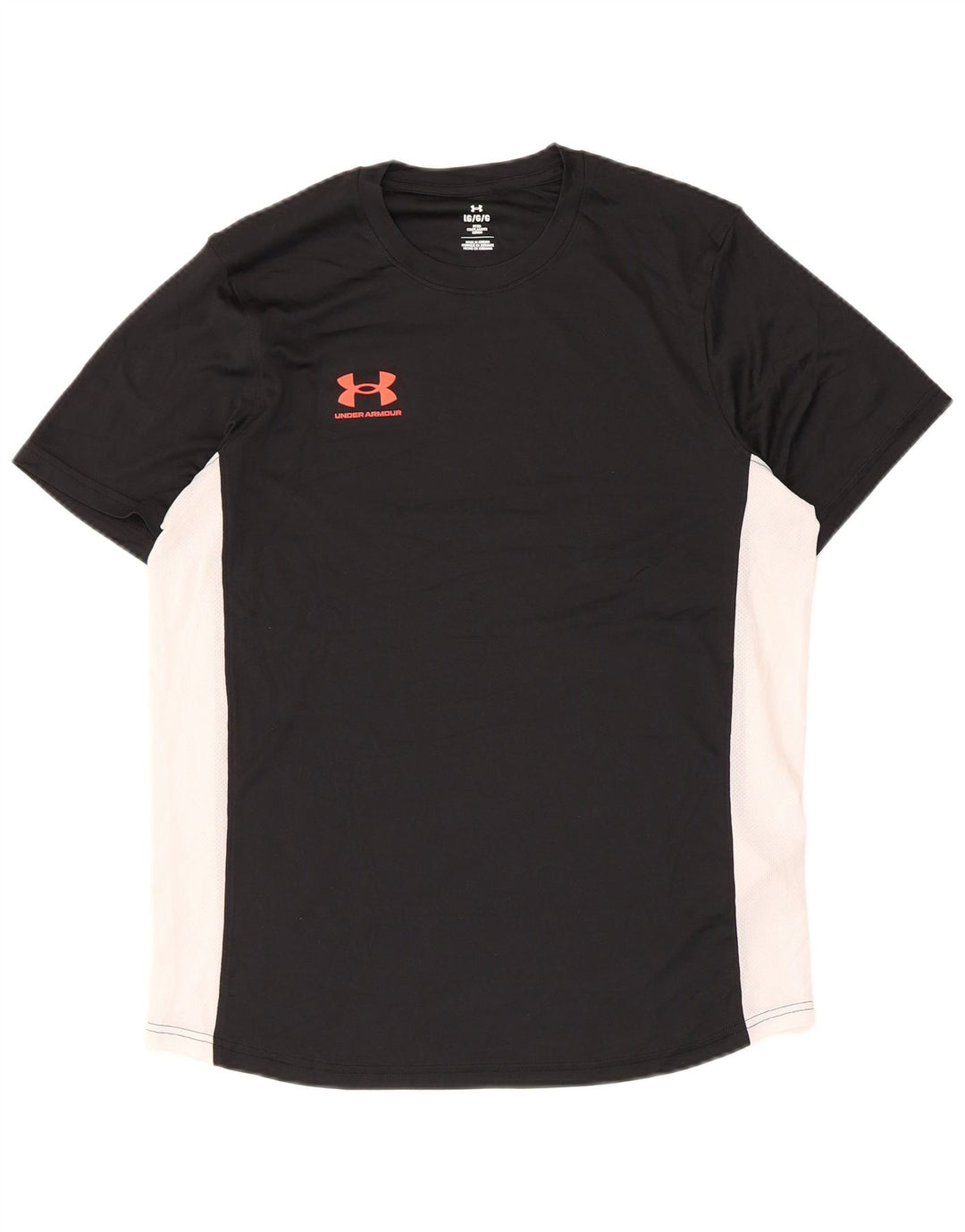 Ανδρικό μπλουζάκι Under Armour Top Large Black Colourblock Πολυεστέρας