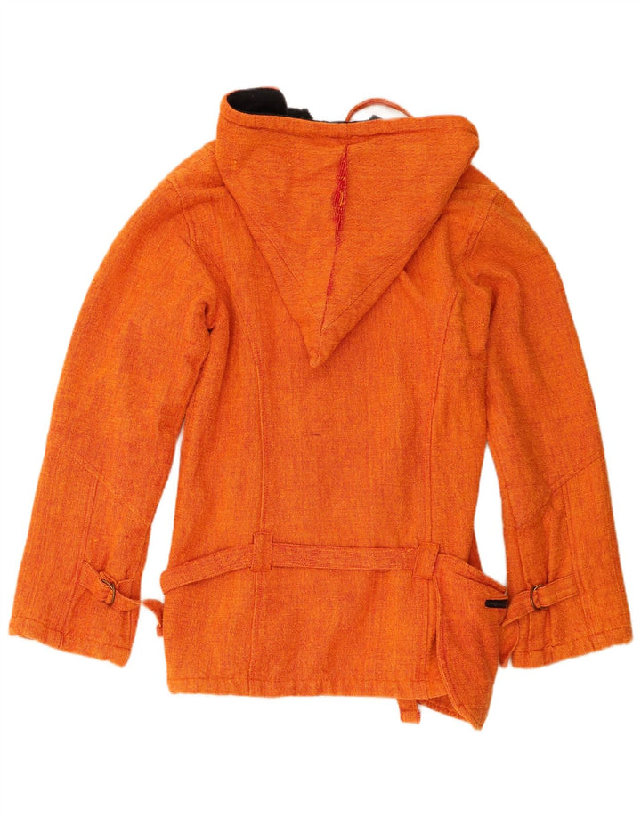 Coline Γυναικείο Bomber Jacket με κουκούλα UK 12 μεσαίο πορτοκαλί βαμβακερό