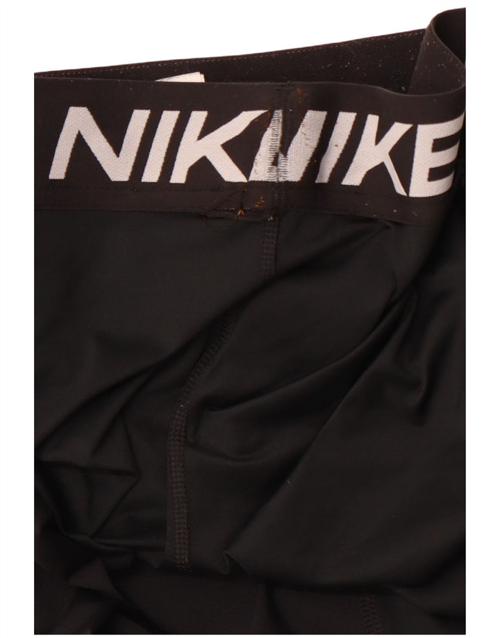 Γυναικεία γραφικά κολάν NIKE Dri Fit UK 8 Small Black Polyester