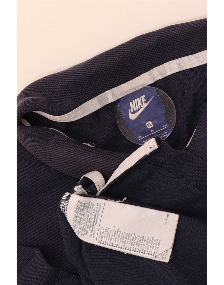 Ανδρικό μπλουζάκι πόλο Nike XL Navy Blue Cotton