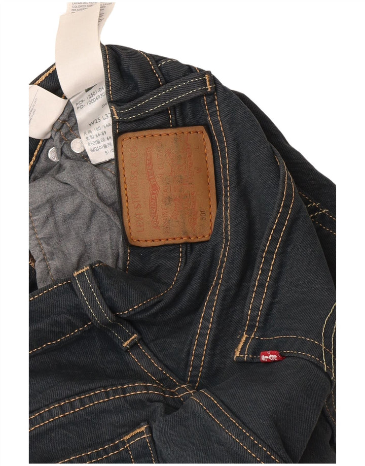 Γυναικείο Levi's 501 Straight Jeans W25 L32 Γκρι βαμβακερό