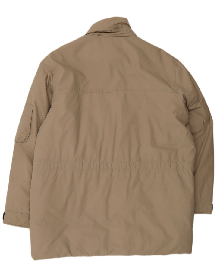 Sergio Tacchini Ανδρικό παλτό αντιανεμικό UK 40 Large Beige Polyester