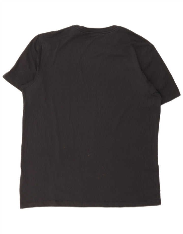Ανδρικό μπλουζάκι Nike Dri Fit Μπλουζάκι μεγάλο μαύρο βαμβακερό