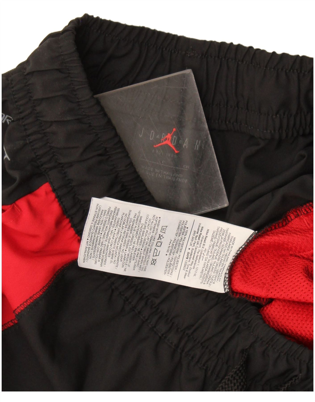 Jordan Ανδρική φόρμα παντελόνι Joggers Small Black Colourblock Polyester