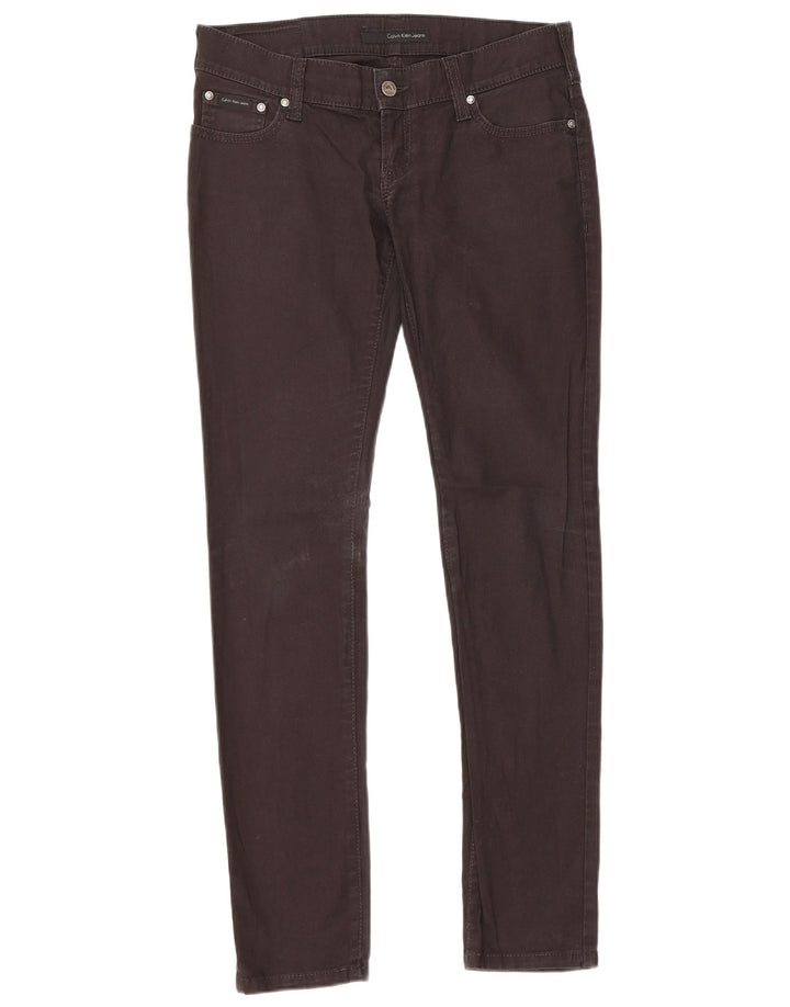 Calvin Klein Γυναικείο Slim Jeans W30 L31 Μαύρο βαμβακερό