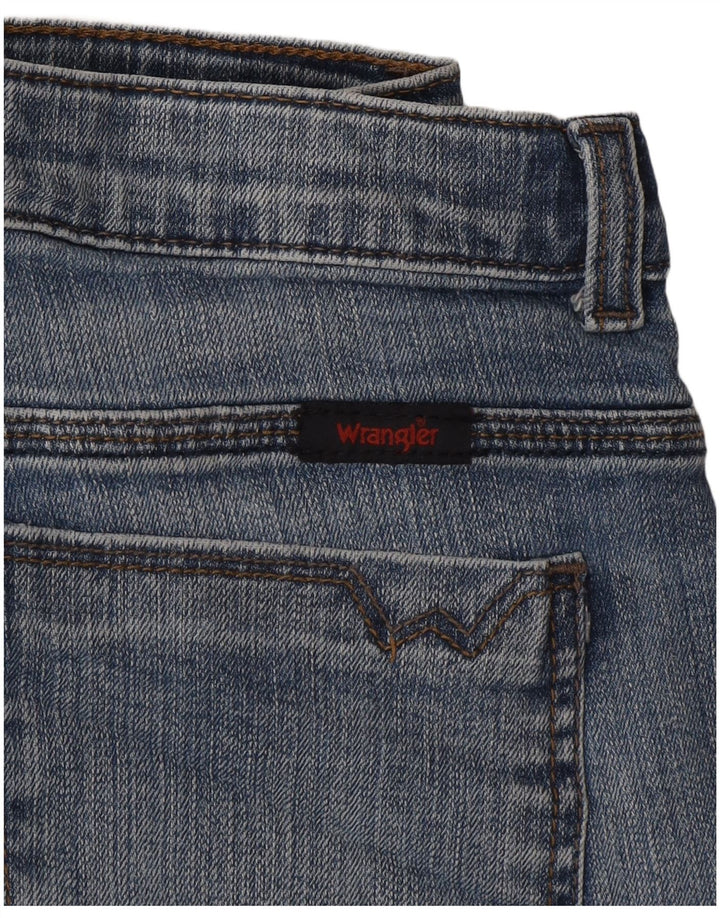 Γυναικείο τζιν σορτς Wrangler W30 μεσαίο μπλε