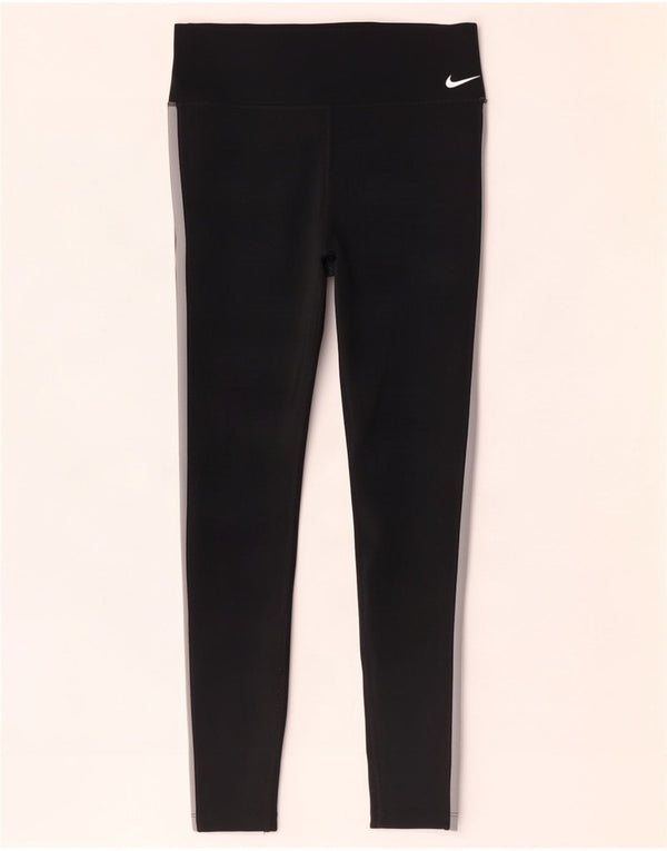 Γυναικεία κολάν Nike Dri Fit Graphic UK 14 Medium Black Colourblock