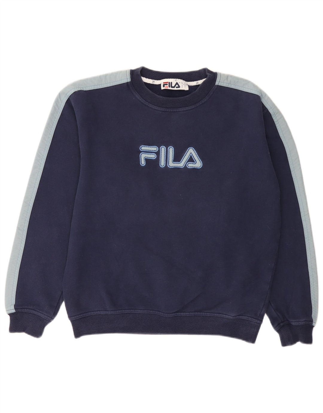 Ανδρικό γραφικό φούτερ Fila Jumper IT 46/48 Small Navy Blue Colourblock