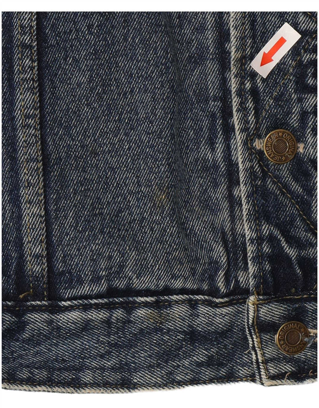 Vintage Ανδρικό Τζιν Μπουφάν UK 38 Medium Blue