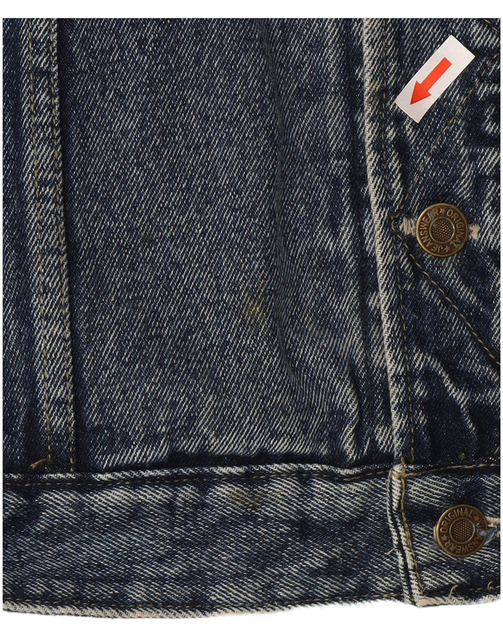 Vintage Ανδρικό Τζιν Μπουφάν UK 38 Medium Blue