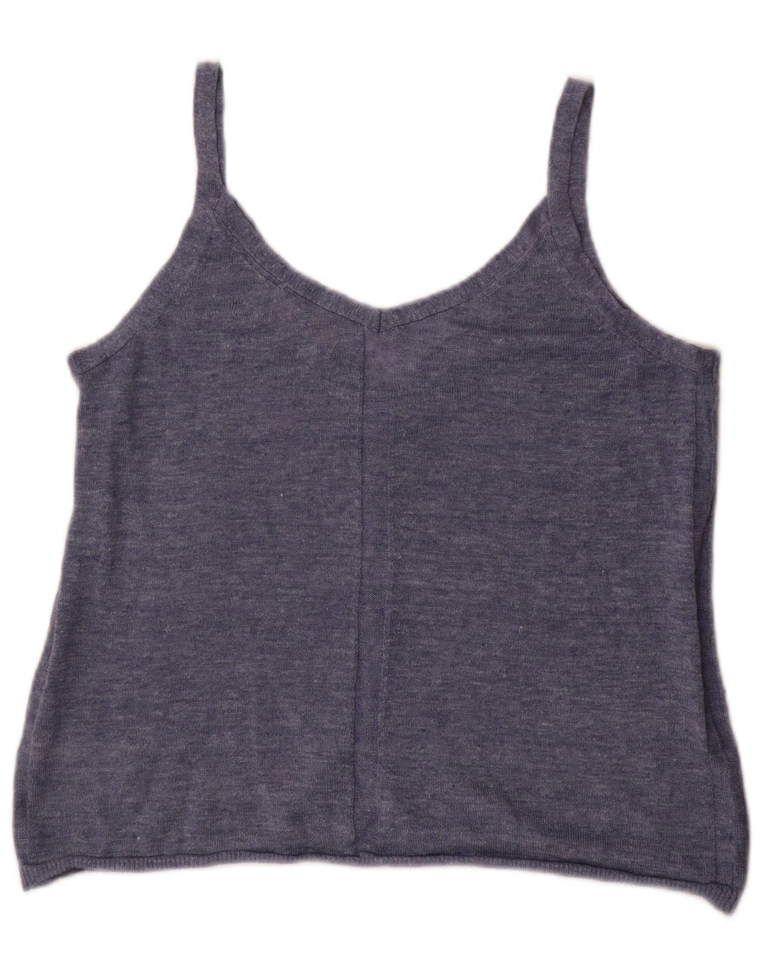 FAT FACE Γυναικείο αμάνικο πουλόβερ UK 10 Small Blue Len