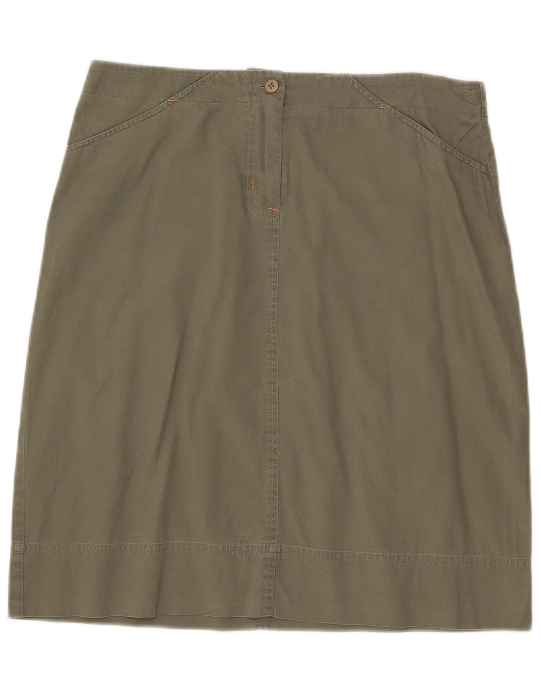 Awear Γυναικεία Φούστα Α σε γραμμή US 14 XL W33 Πράσινη Βαμβακερή