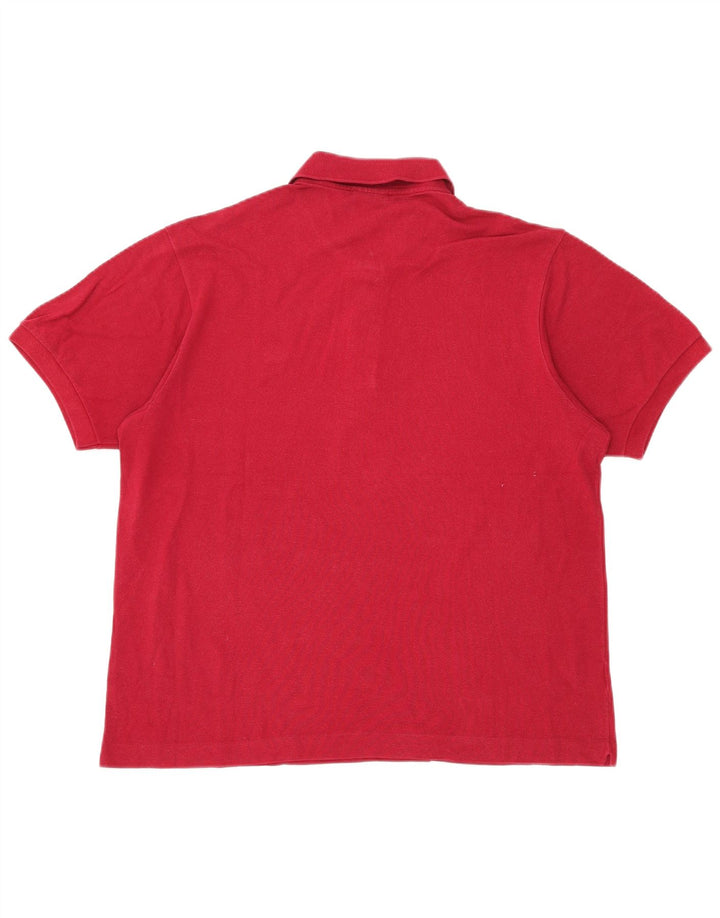 Ανδρικό μπλουζάκι πόλο LACOSTE Νούμερο 6 XL Κόκκινο
