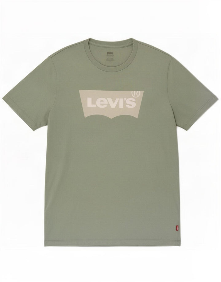 Ανδρικό γραφικό μπλουζάκι Levi's Standard Fit Top Μεσαίο πράσινο βαμβακερό