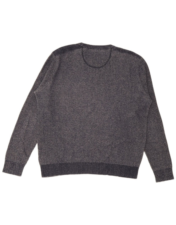 Ανδρικό πουλόβερ Marlboro Classics Crew Neck Jumper 2XL Navy Blue