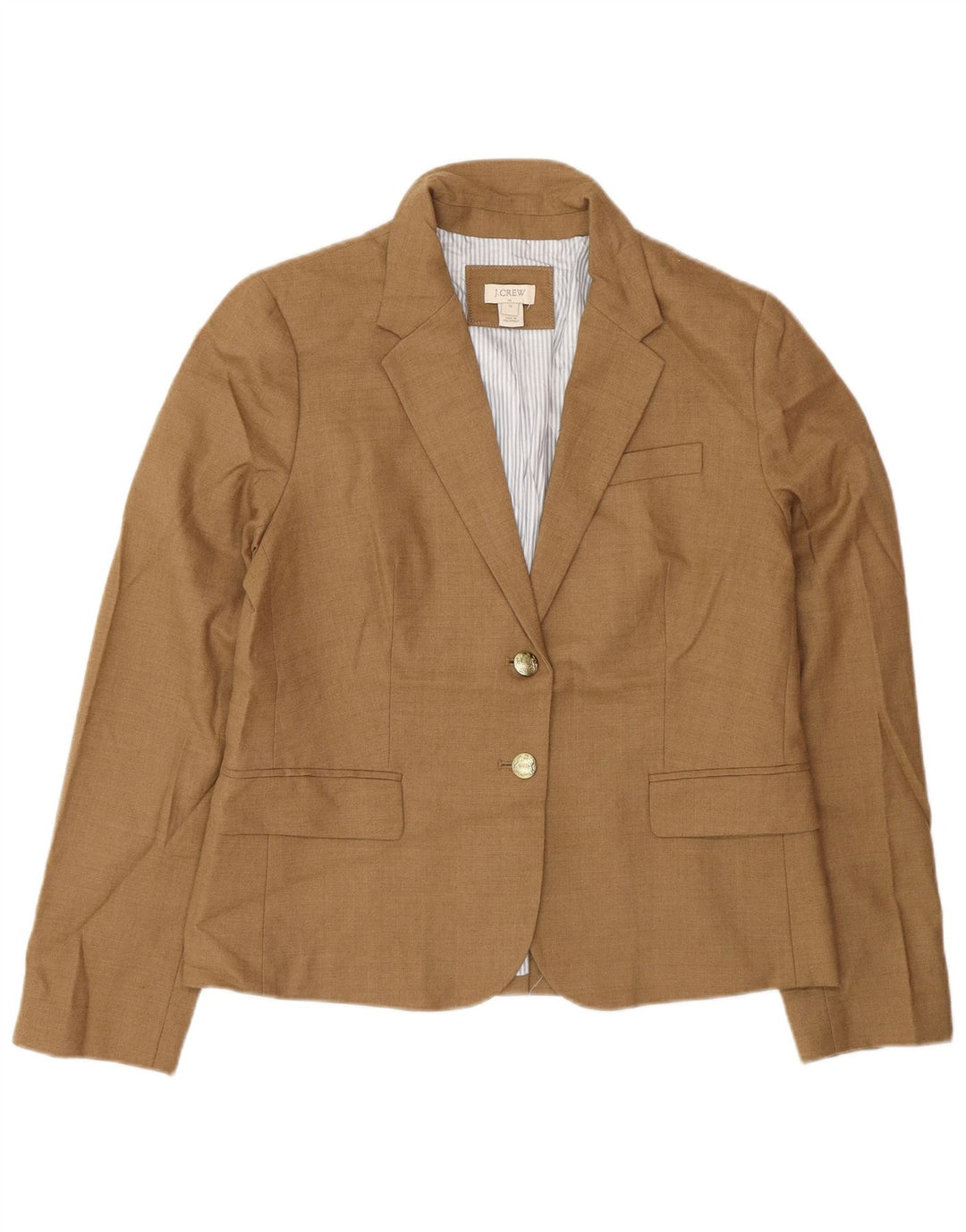 J. Crew Γυναικείο σακάκι σακάκι με 2 κουμπιά US 12 Μεγάλο μπεζ μαλλί