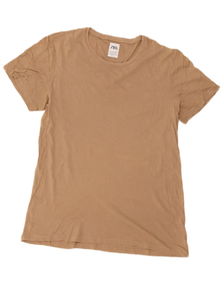 Ανδρικό T-Shirt Zara Top Large Beige