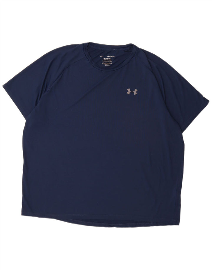 Under Armour Ανδρικό T-Shirt Top 2XL Navy Blue Polyester