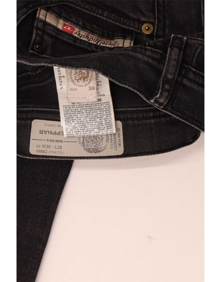 Diesel Ανδρικό Carrot Slim Jeans W30 L32 Μαύρο βαμβακερό