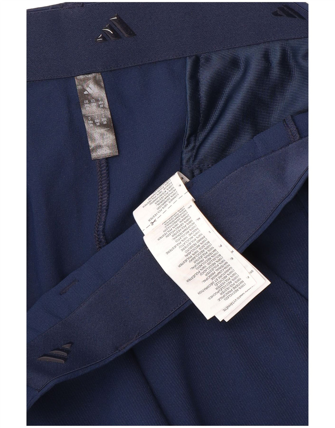 Ανδρικό παντελόνι Chino με καρφίτσες Adidas W38 L28 Navy Blue Polyester