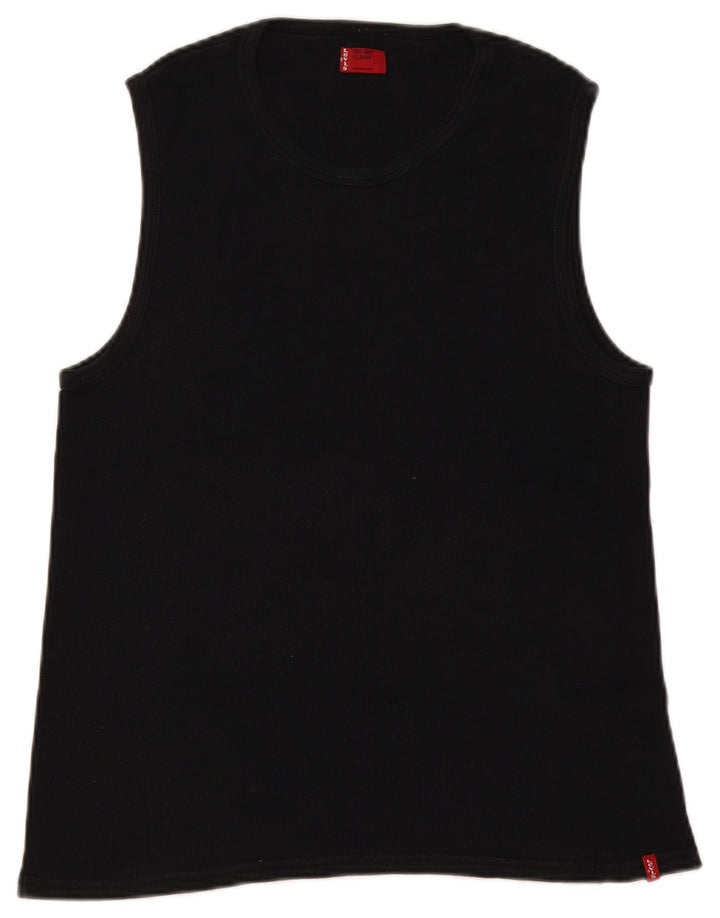 Γυναικείο γιλέκο Levi's UK 18 XL Μαύρο βαμβακερό