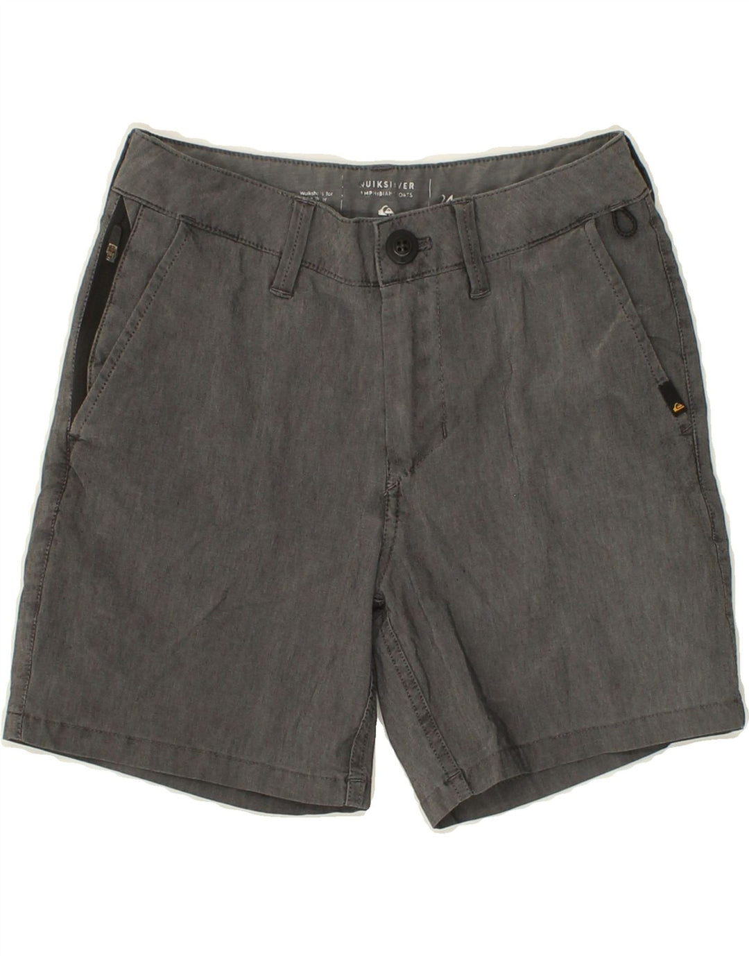 QUIKSILVER Womens Chino Shorts W24 XS Grey Polyester Vintage Quiksilver and Second-Hand Quiksilver from Messina Hembry 