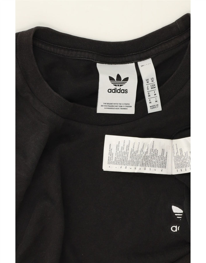 Ανδρικό T-Shirt ADIDAS Top Μεσαίο μαύρο βαμβακερό