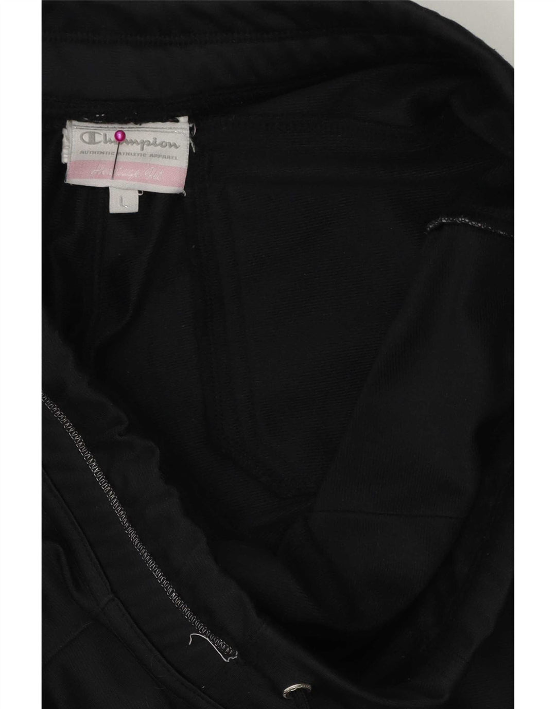 Champion Γυναικεία αθλητική φόρμα Παντελόνι UK 14 Large Μαύρο Πολυεστέρας