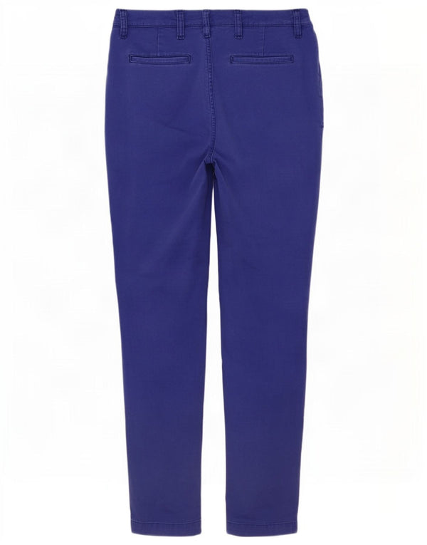 Boden Γυναικείο Slim παντελόνι Chino UK 10 Small W28 L29 Μπλε βαμβακερό