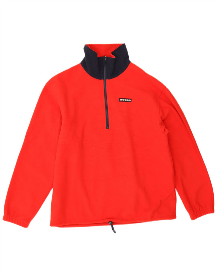 Ανδρική φόρμα πουλόβερ με φερμουάρ Aesse Top Small Red Polyester