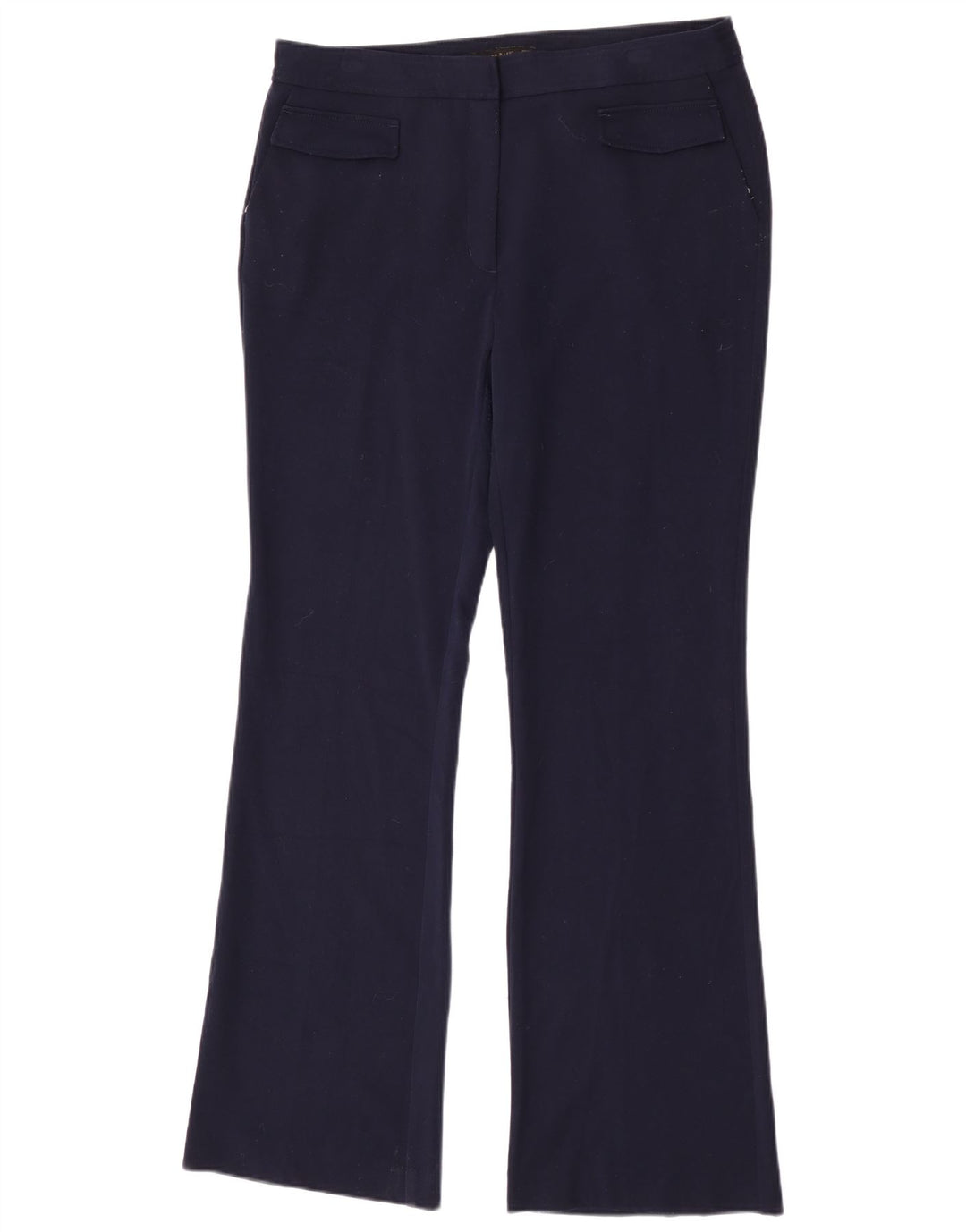 Zara Γυναικείο Bootcut Casual Παντελόνι XL W32 L34 Navy Blue Polyester