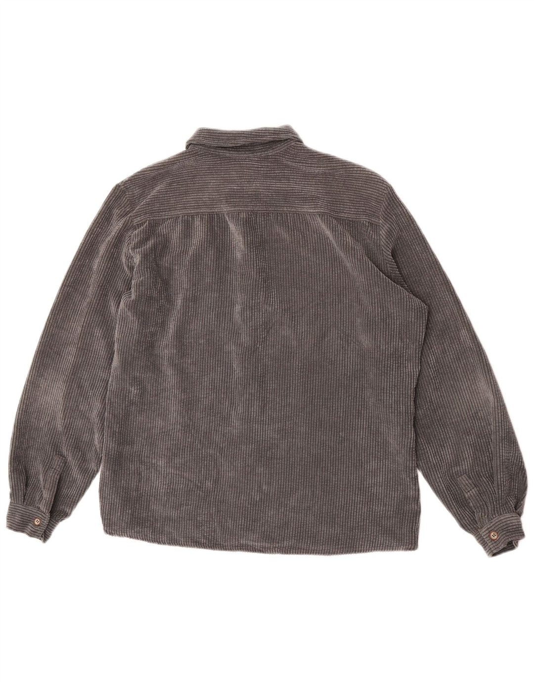 Ανδρικό κοτλέ πουκάμισο ZARA Relaxed Fit Medium Grey